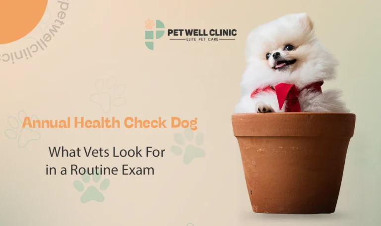 annual health check dog