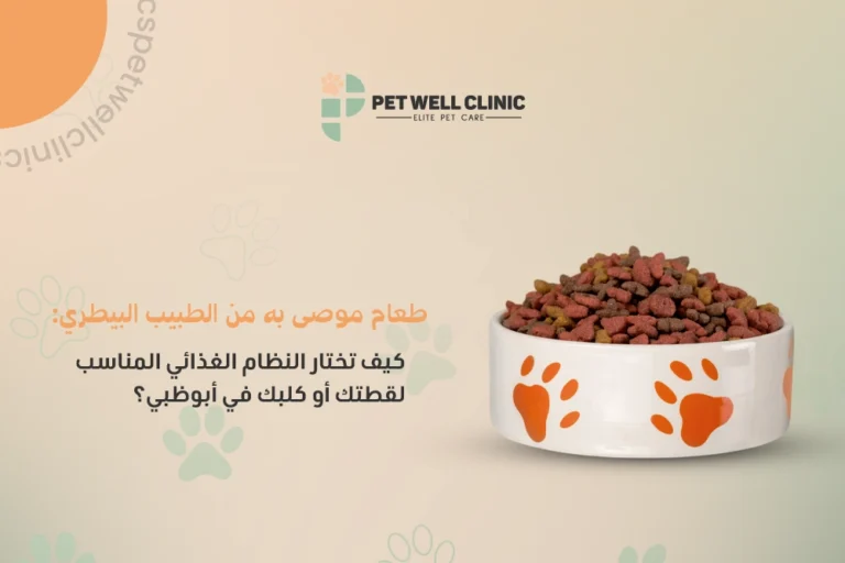 طعام موصى به من الطبيب البيطري