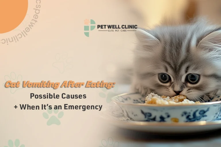 cat vomiting after eating