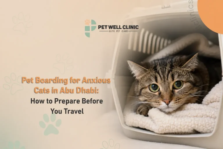 pet boarding for anxious cats Abu Dhabi