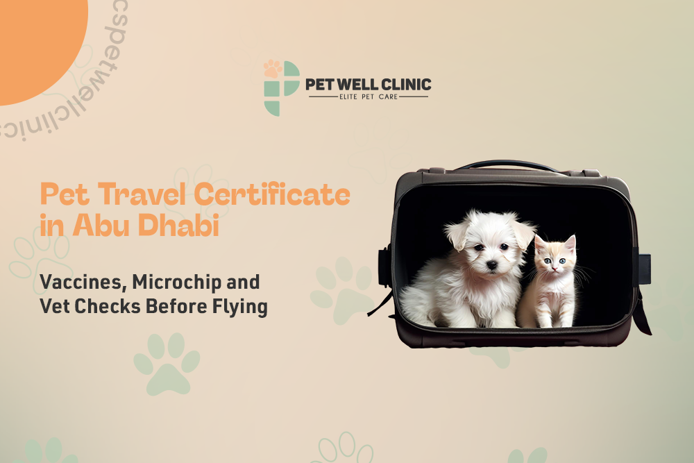 pet travel certificate Abu Dhabi